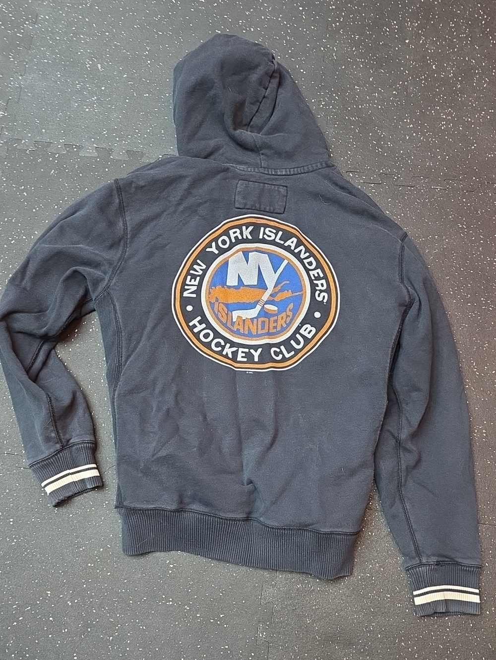Mitchell & Ness Navy New York Islanders Crest Hoodie